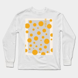 Copy of Yayoi Kusama Yellow Dots Long Sleeve T-Shirt